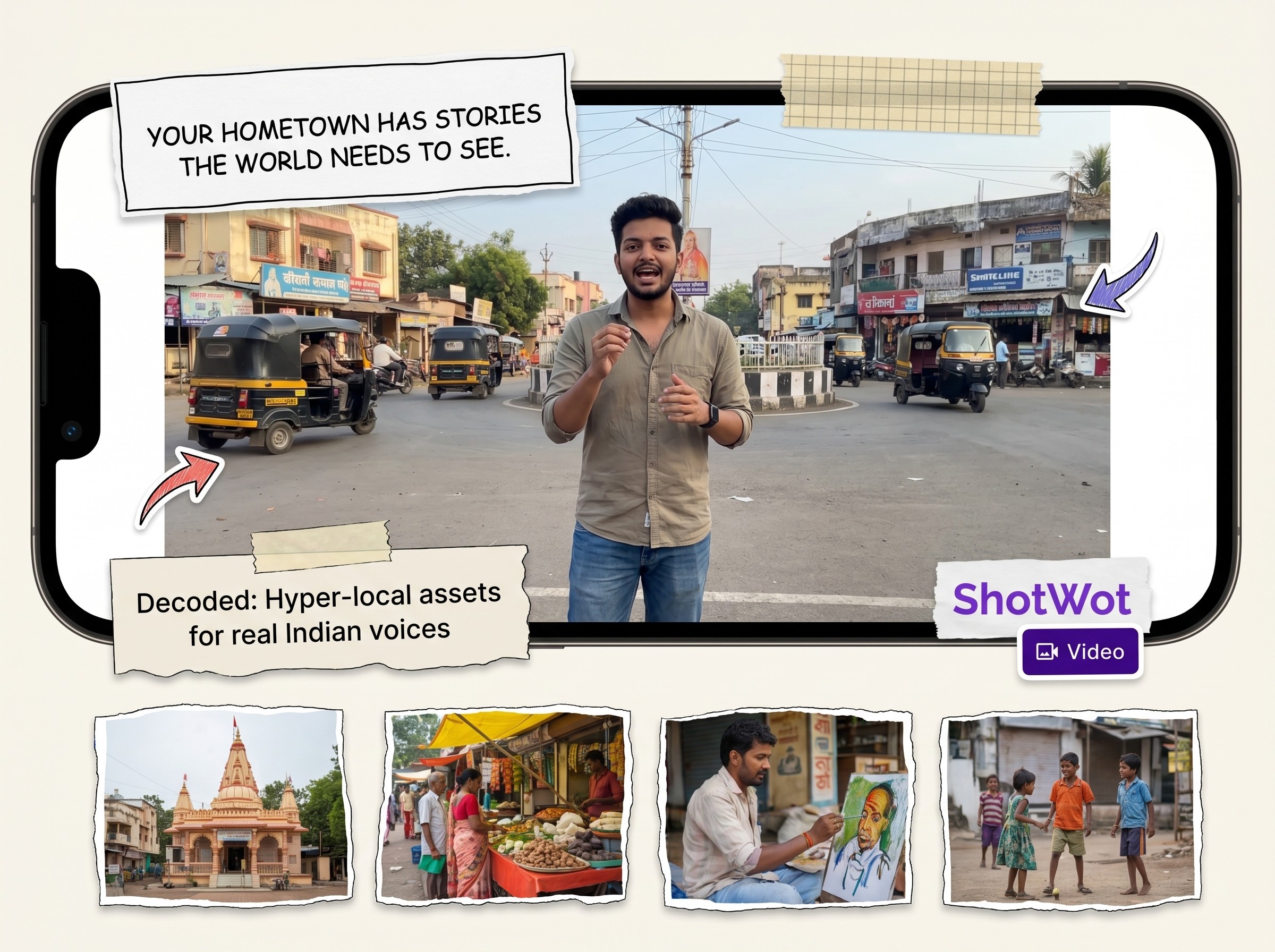 Shotwot App for local influencer