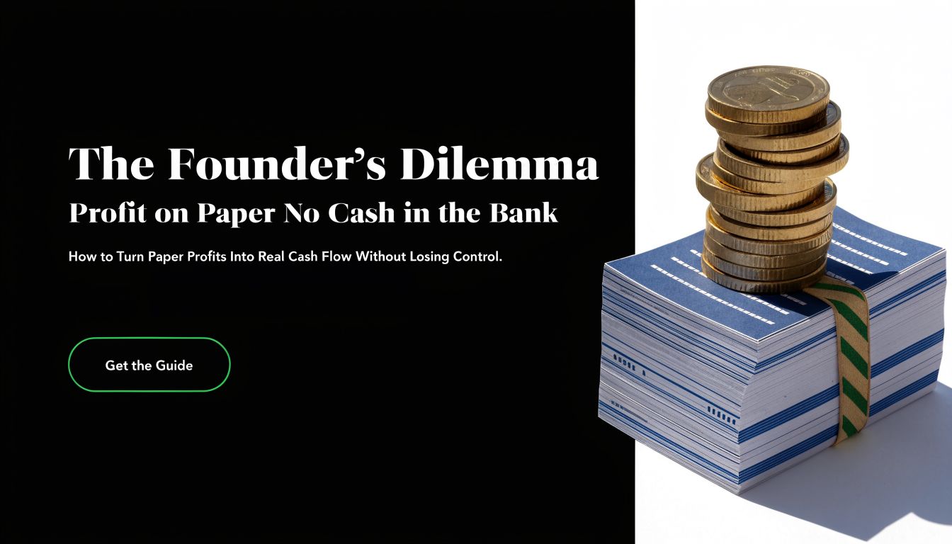 A stack of gold coins resting on a thick bundle of paper documents against a black background.