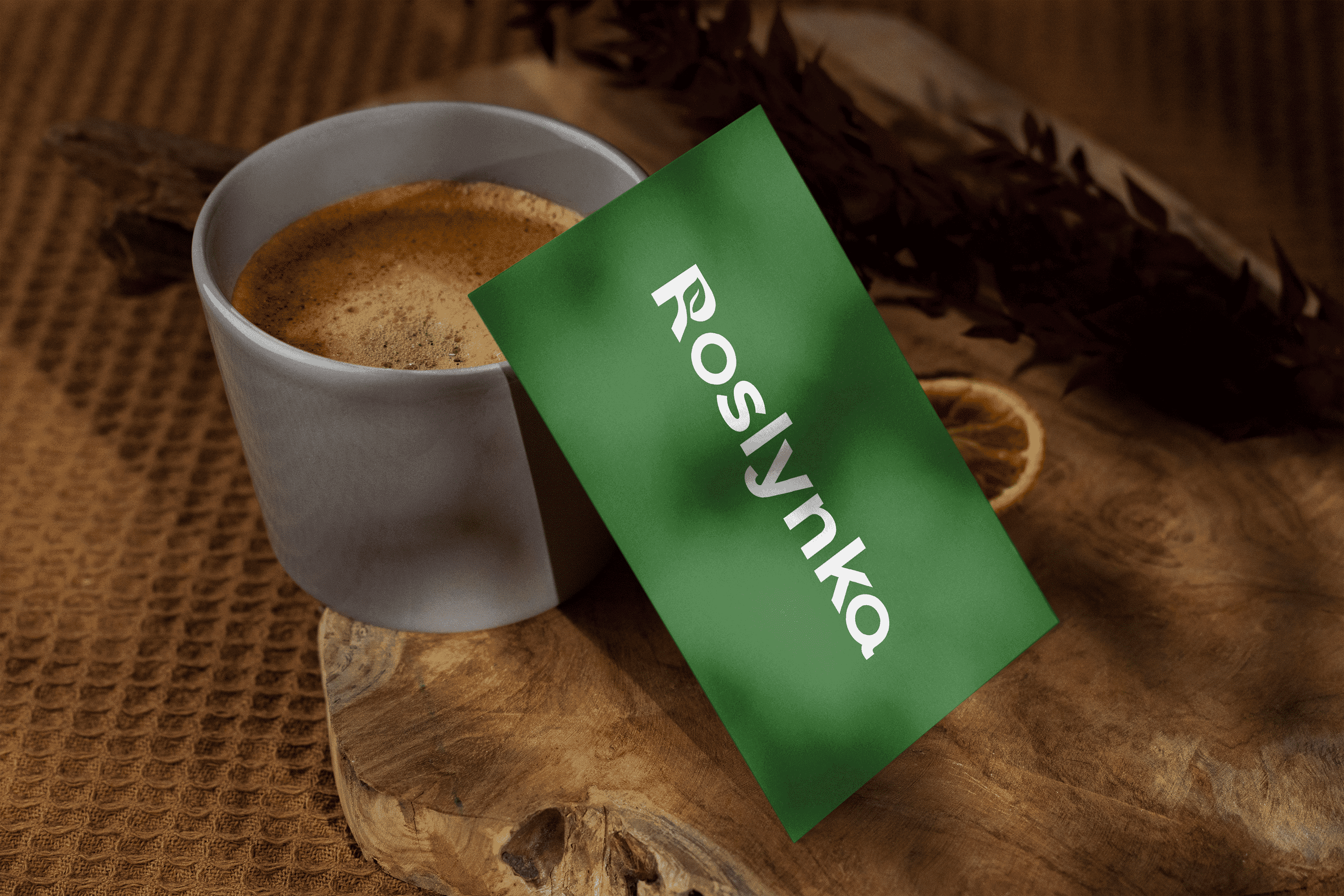 Roslynka cafe - brand identity by Khrystyna Krymchuk