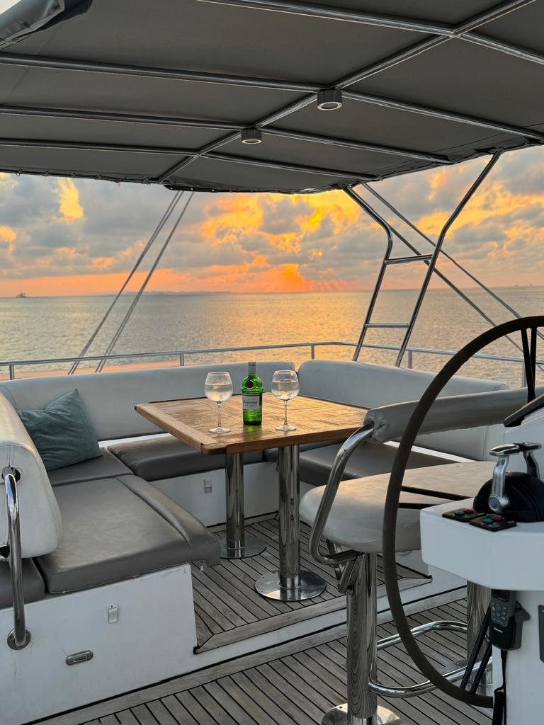 Sunset over San Blas: Golden skies reflecting on tranquil waters