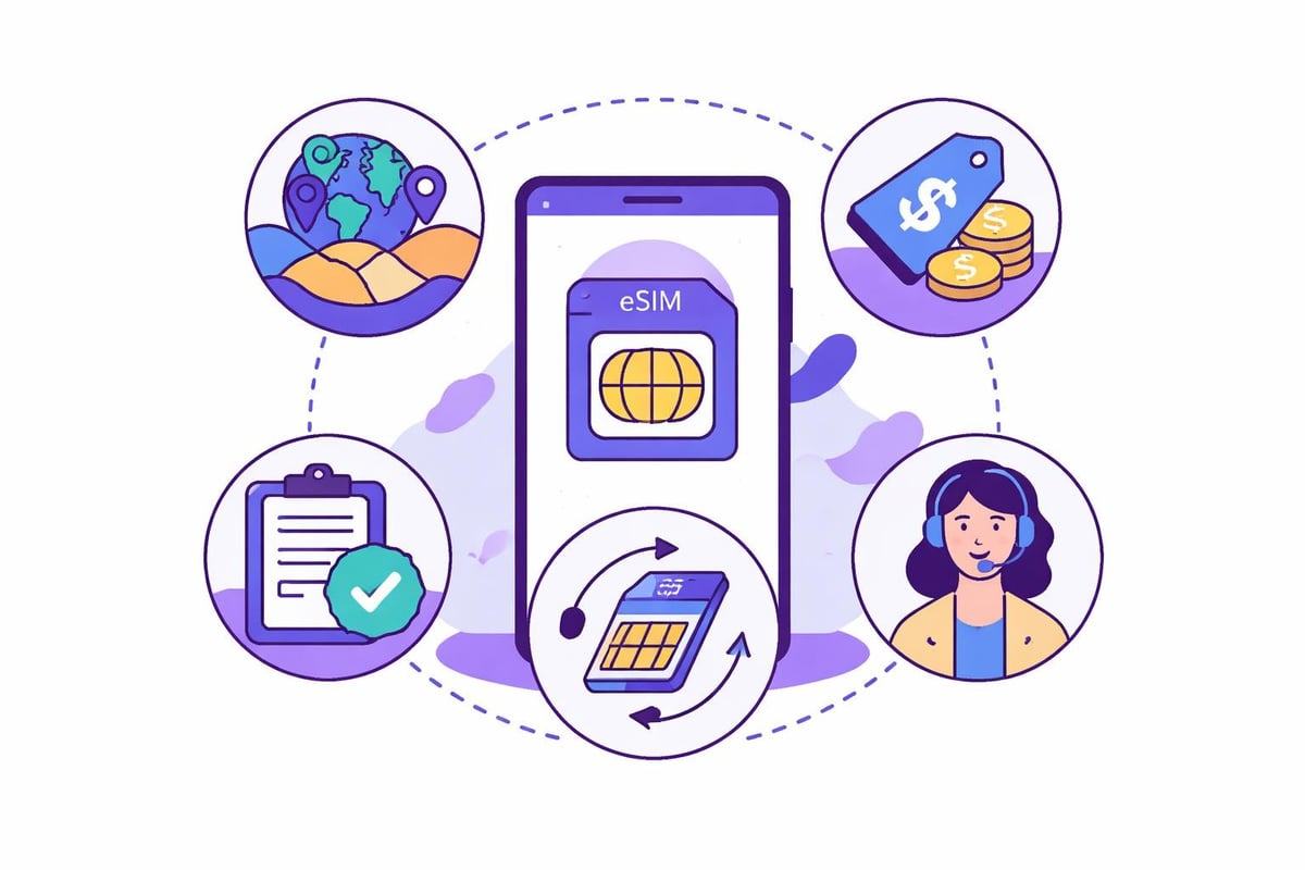 ESIM comparison factors