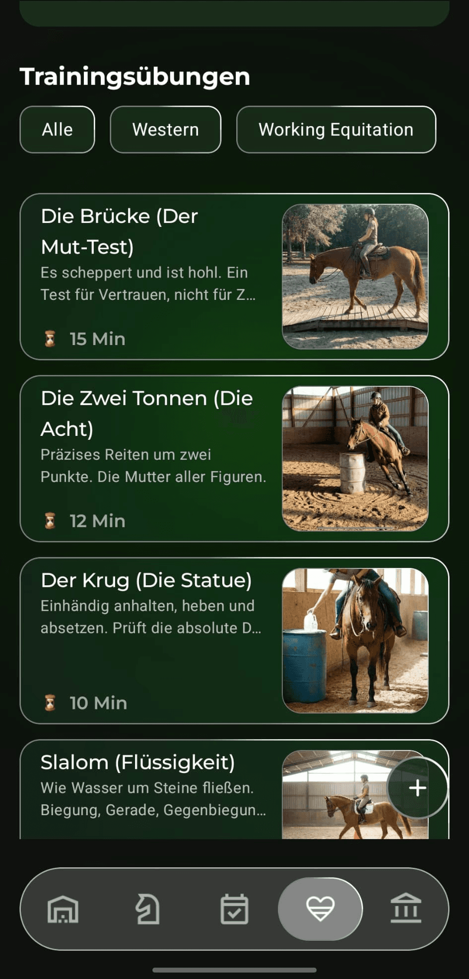 Training Page - ManeMap