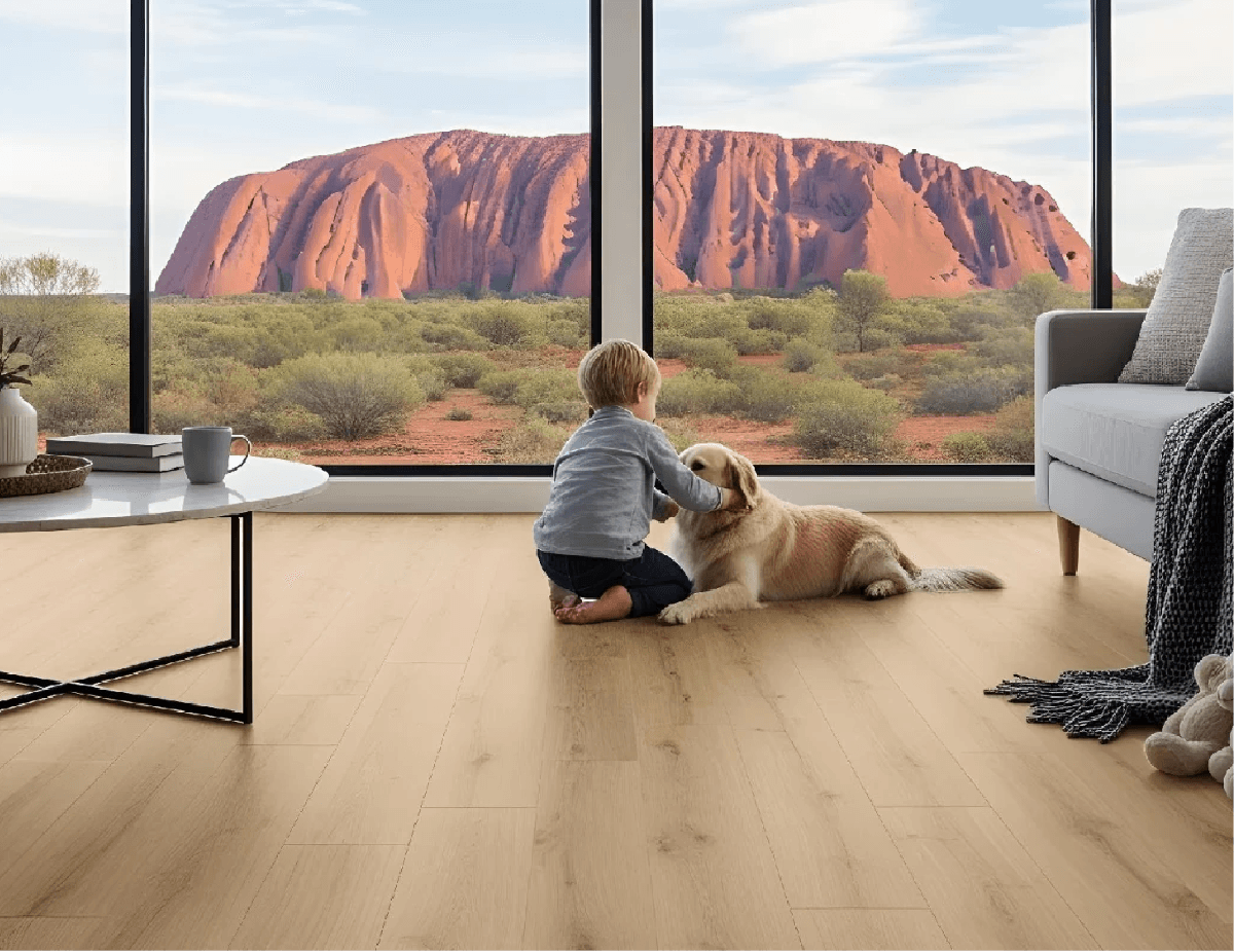 brown wooden floor and white walls