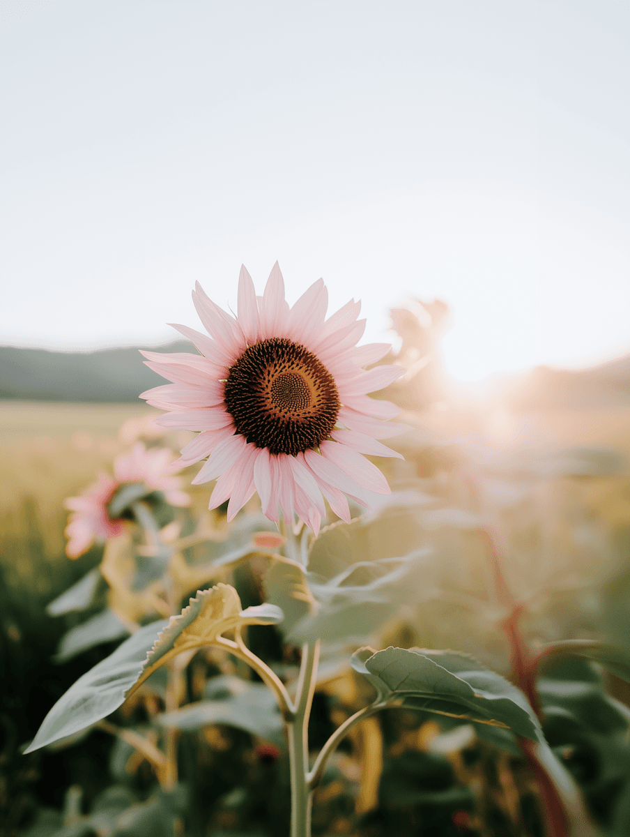 Sunflower blooming in sunlight, symbolizing hope, calm, and recovery from anxiety and chronic worry.