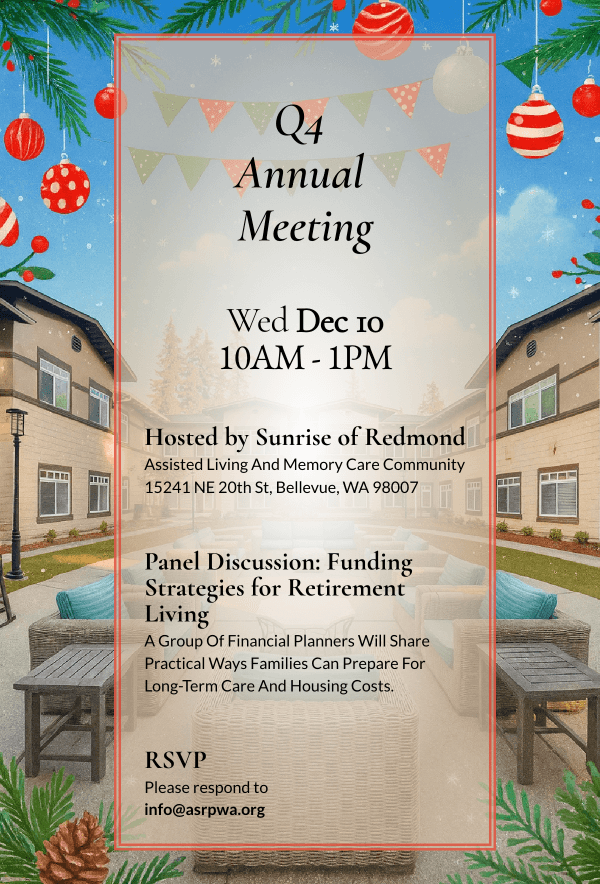 Annual meeting invitation card