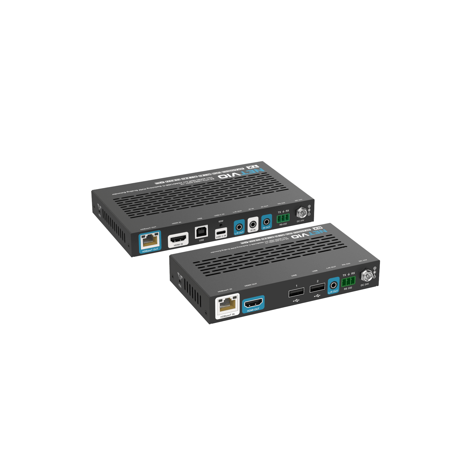 NETVIO 4K HDMI/USB-C KVM Extenders