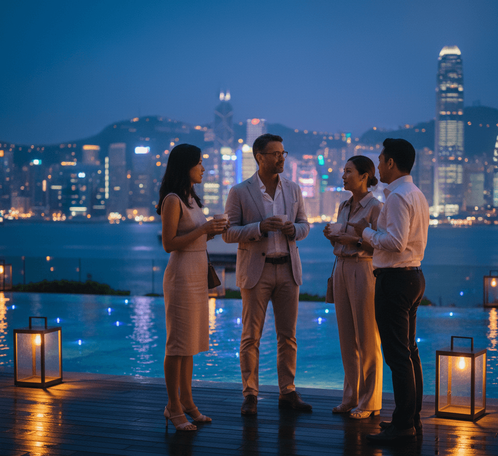 Attendees engaging in 1-on-1 conversations at the Genesis Festival