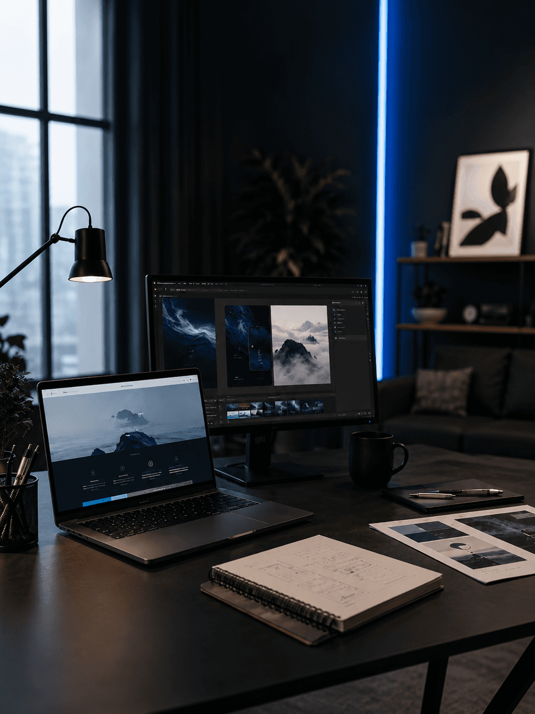Woman Using Laptop