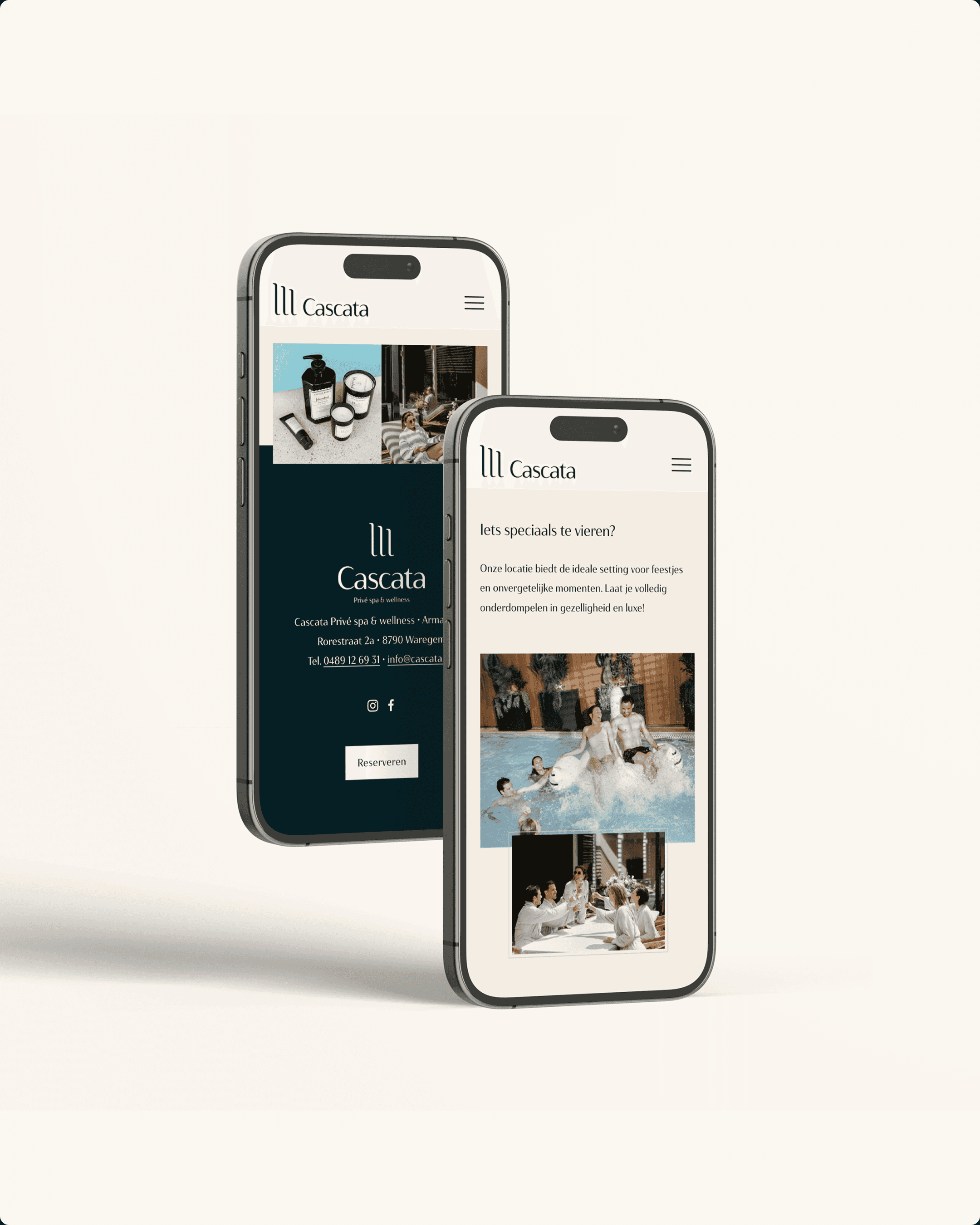 Cascata Mobile Website