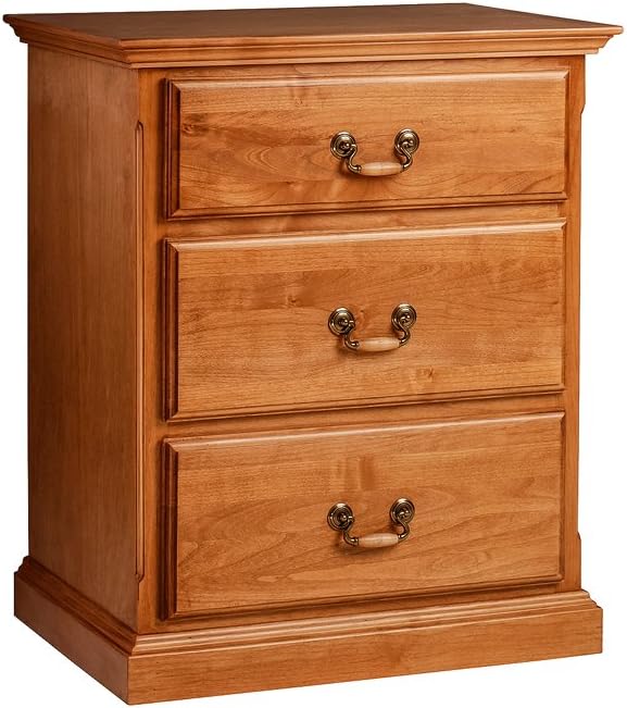 Golden oak nightstand – A stylish and functional furniture piece, perfect for any modern home.