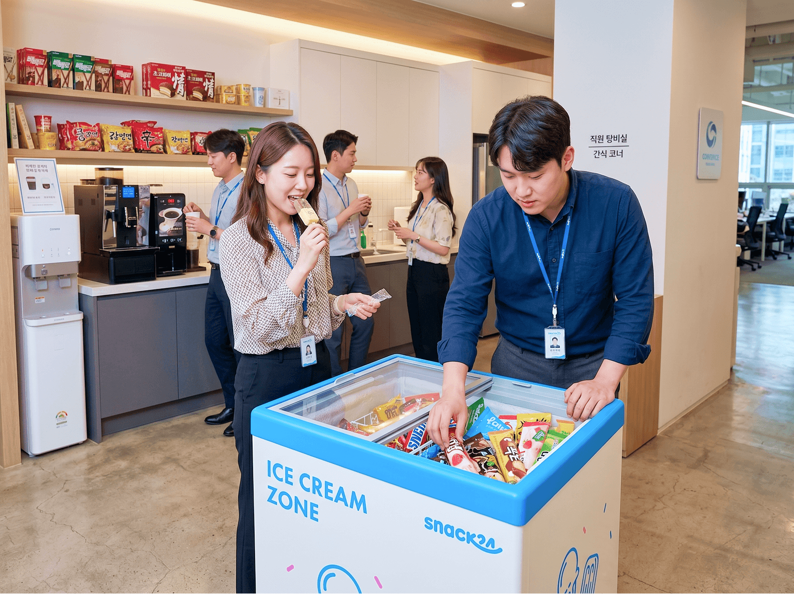 [스낵24] 🍦냉동고 3개월 무상 대여? 여름 한정 아이스크림  프로모션ㅣ스낵24 for 아이스크림