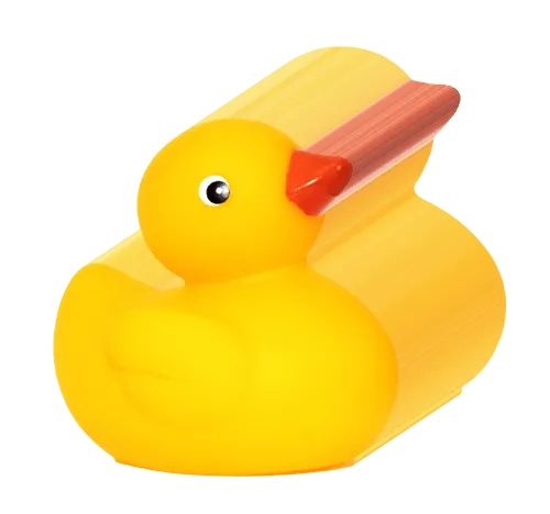 illustration canard en caoutchouc