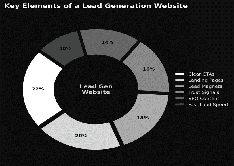 key elements of a lead generation website