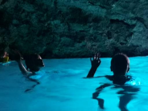 Blue Cave Exploring