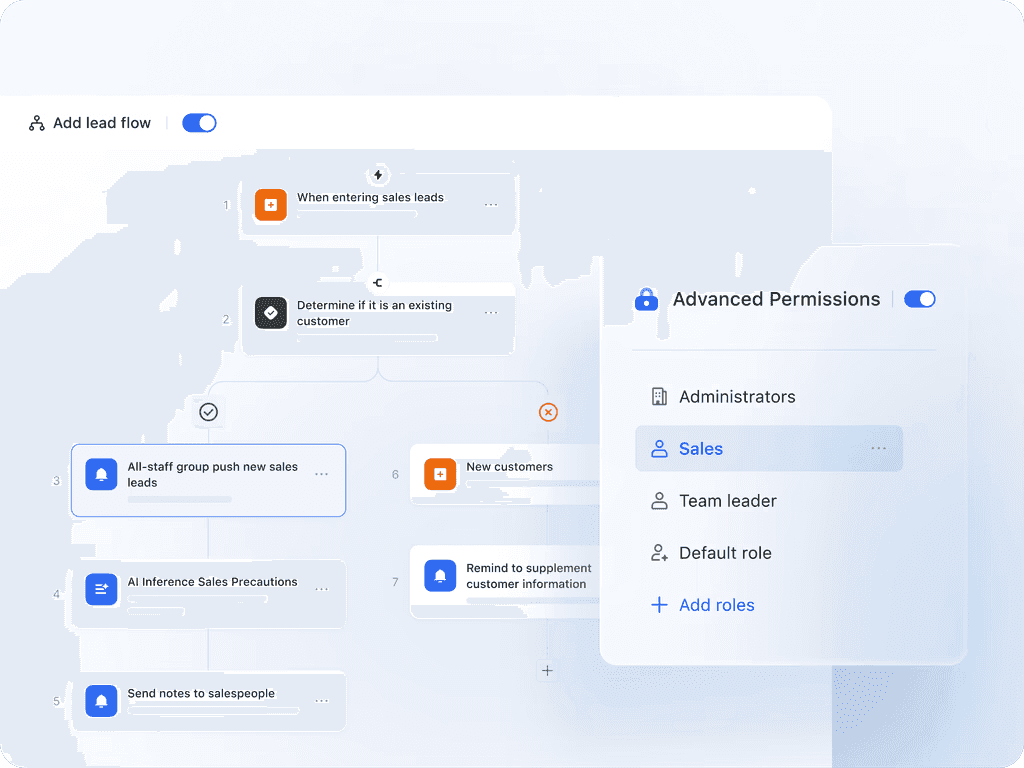 Image of the process mapping tools in Lark