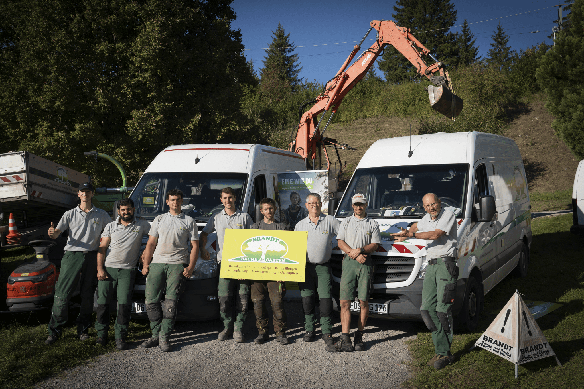 Mitarbeiter vor Sprintern