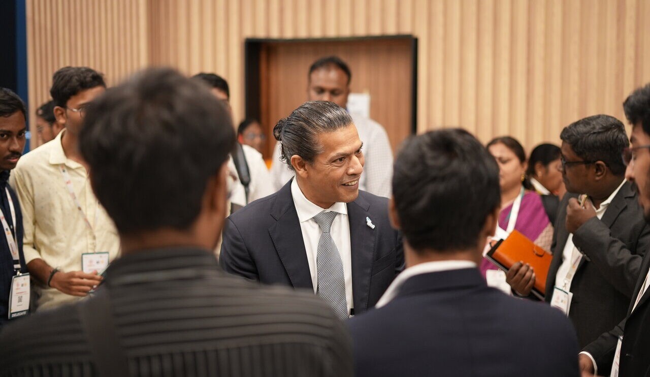 An office with people working