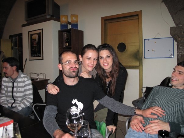 carlo celanetti e gli amici di casa cinotti a viterbo nel periodo universitario di agraria