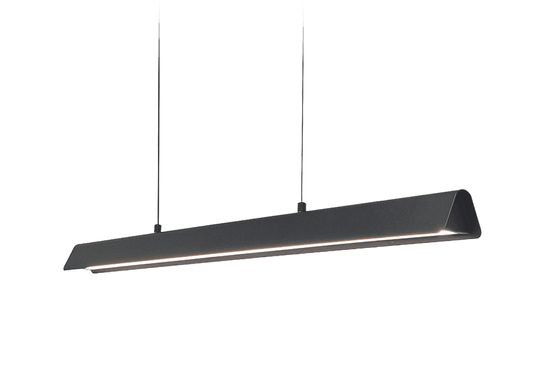 a part of the black headphone