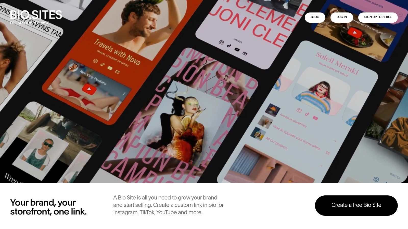 Squarespace Bio Sites (BioSites)