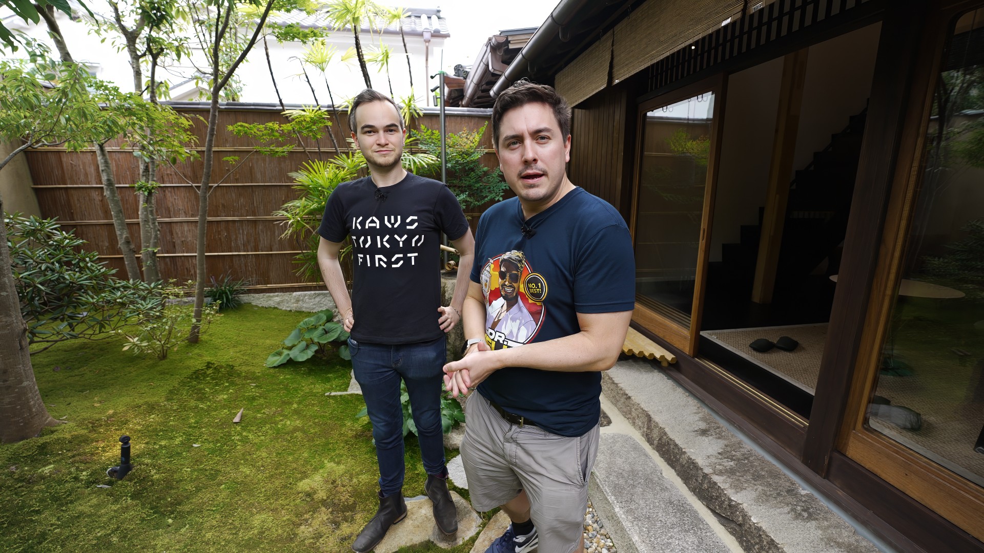 Alex Shapiro and Chris Broad viewing a luxury property in Japan