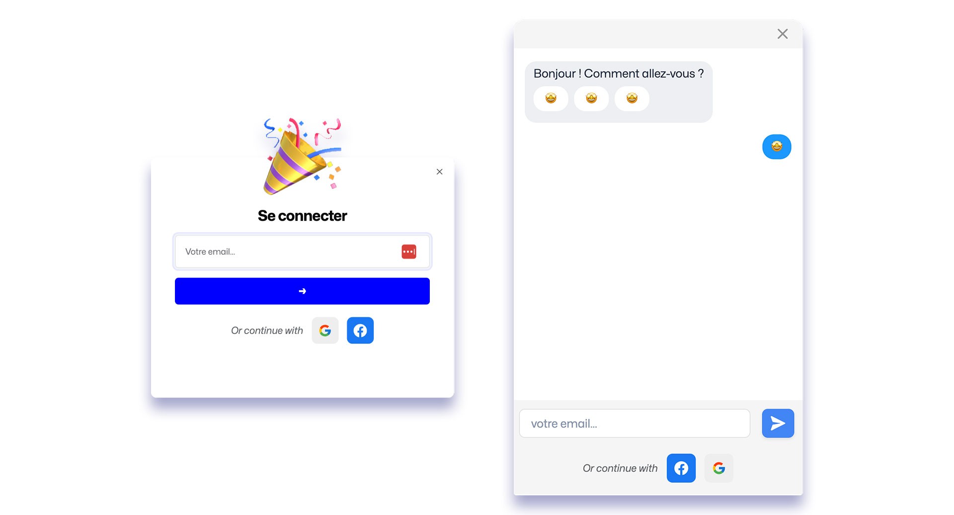 Fanzone: Social Login