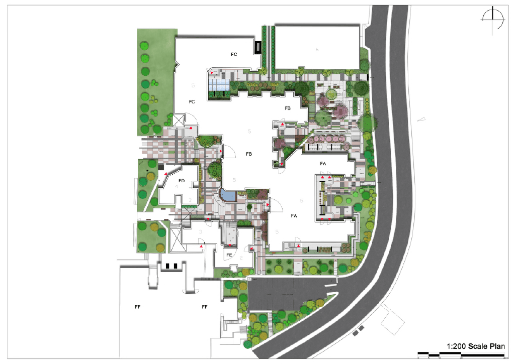 Bilkent University F Buildings Landscape Design