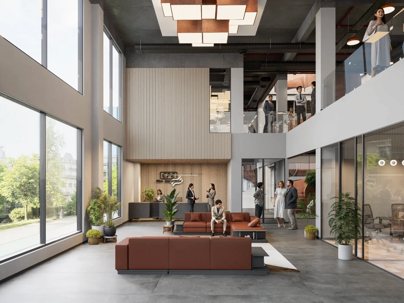 Quality Care hospital office space reception space