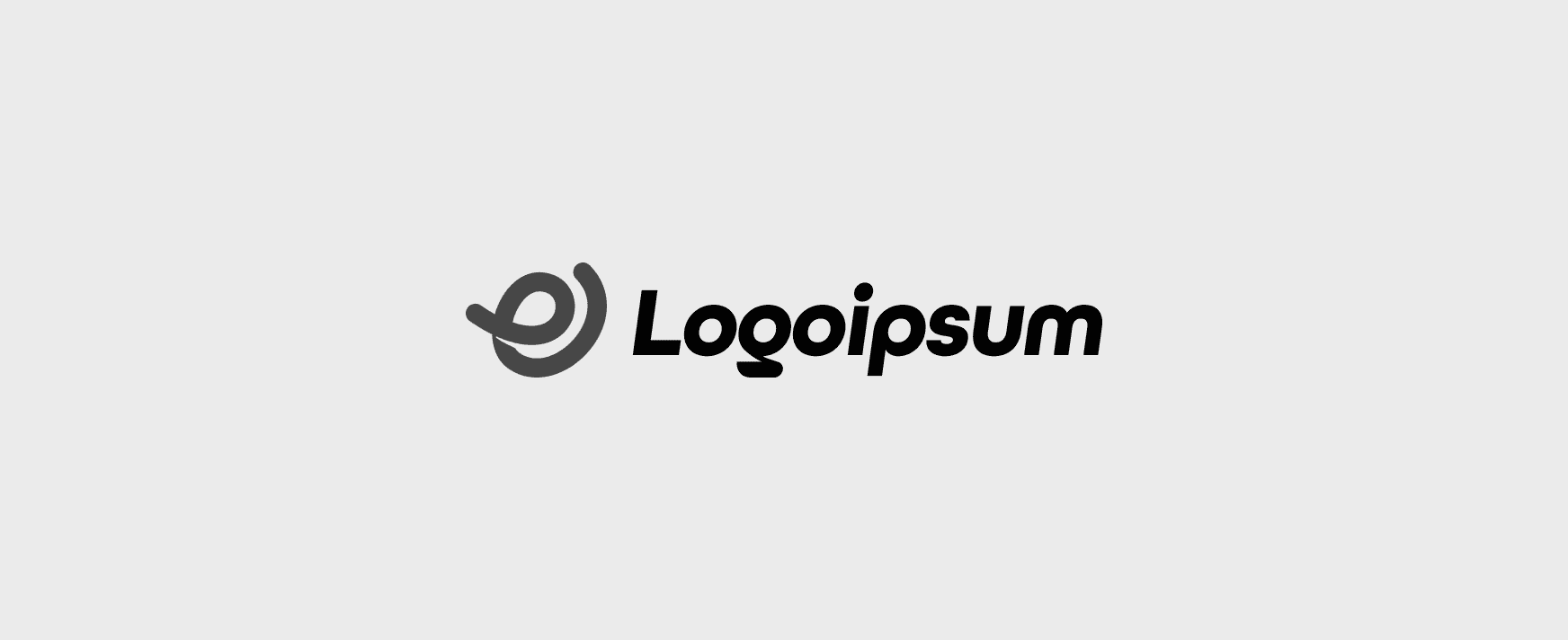 Placeholder Logoipsum logo with an angular cube icon