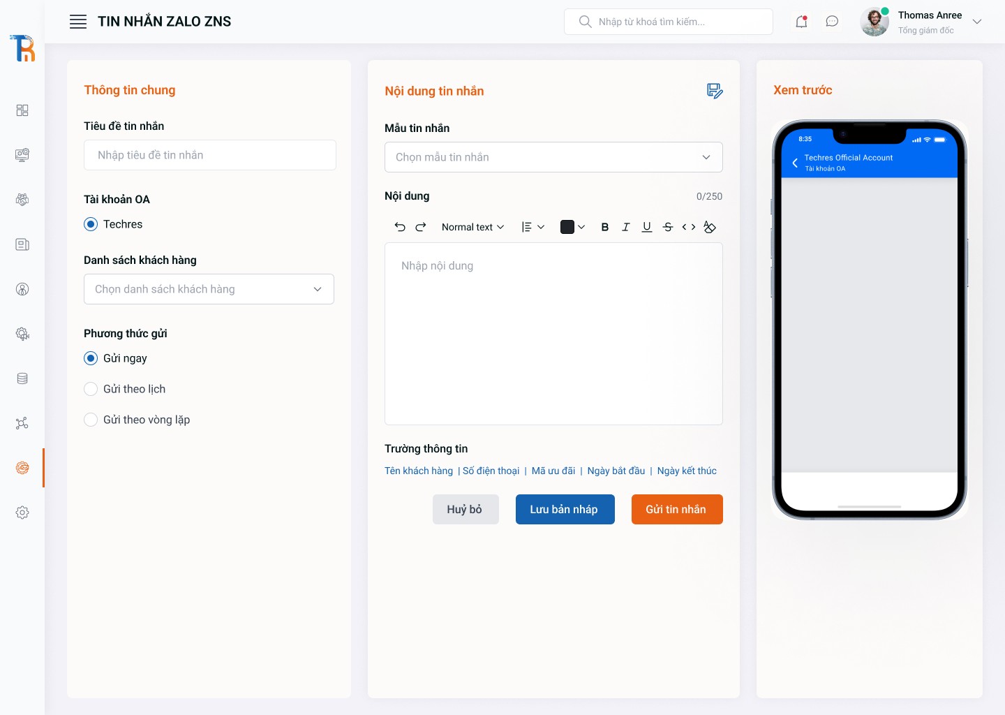 Results inquiry: persona's results