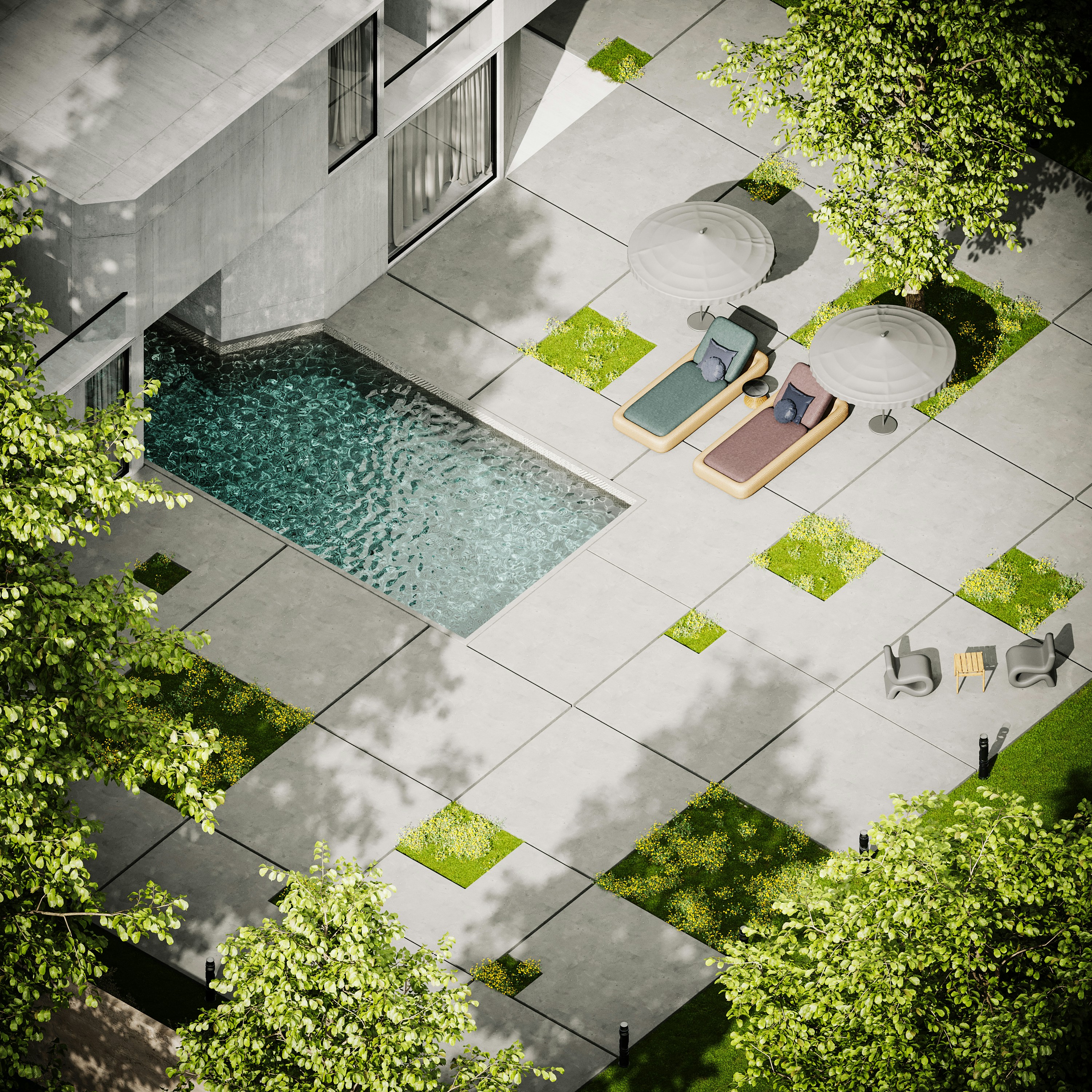 Crystal Haven Pool rendering