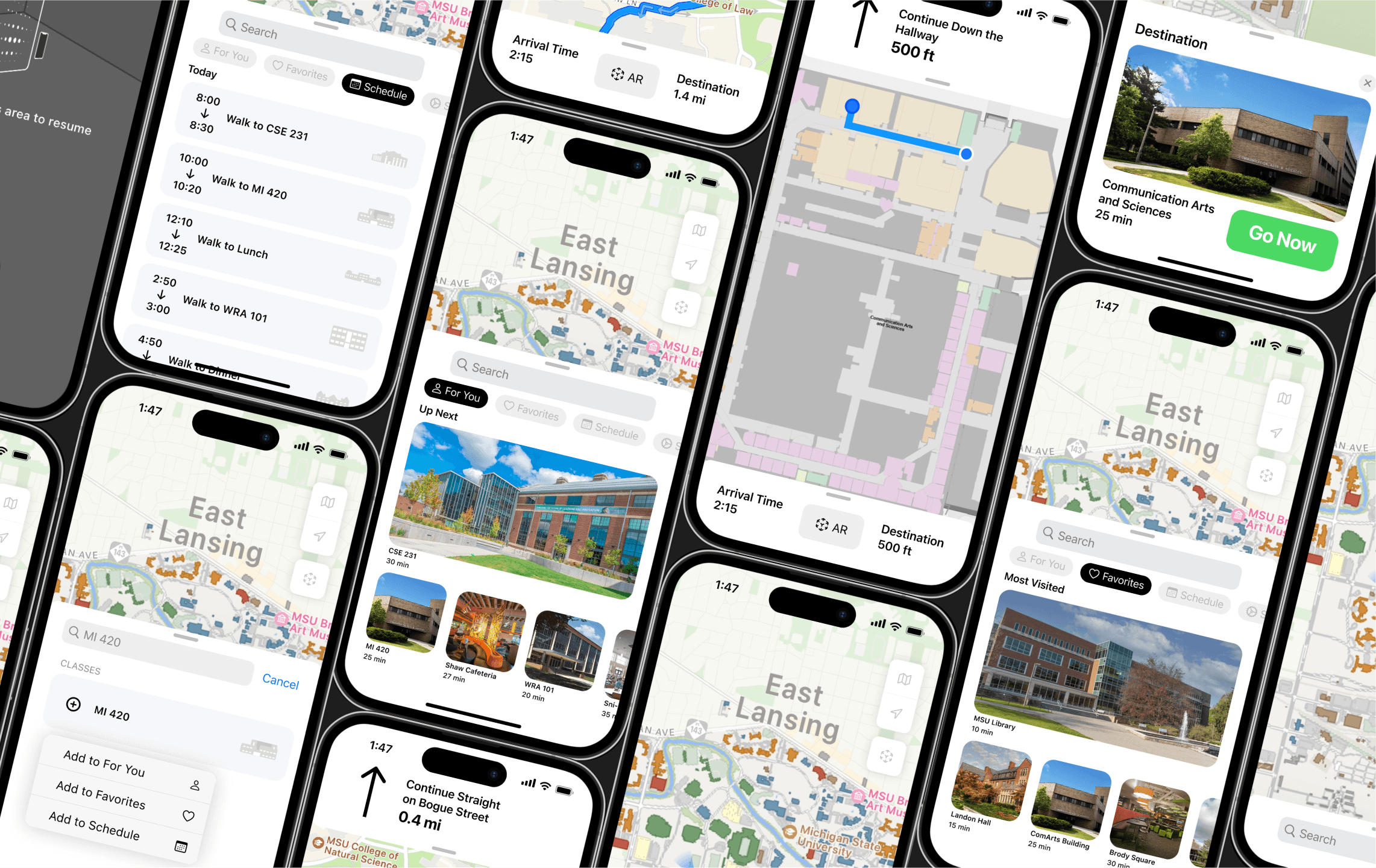 View of msuMaps app