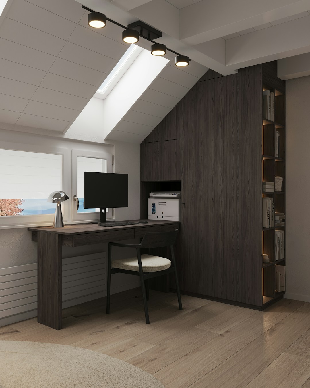 modern design studio workspace