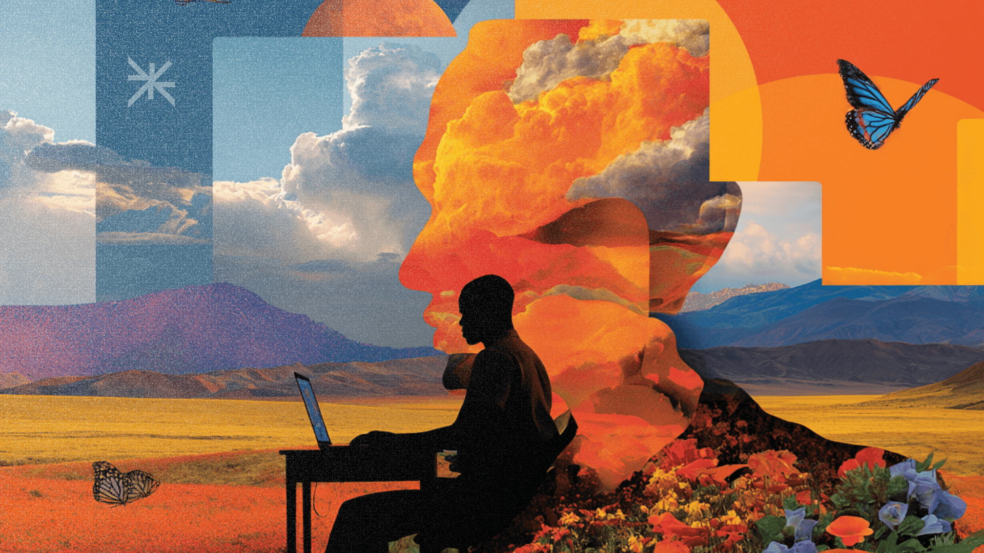 A colorful mosaic tunnel wall is shown.