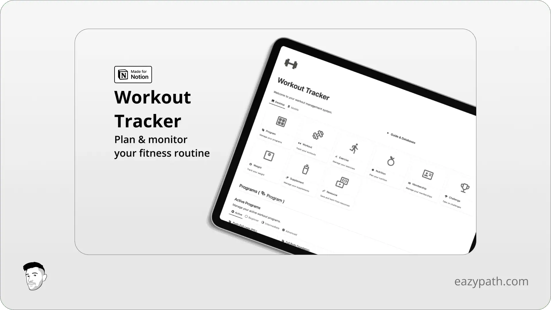 Notion Workout Tracker