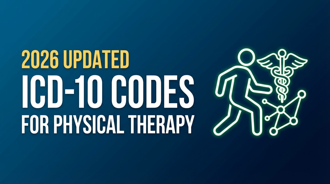 2026 Updated ICD-10 Codes for Physical Therapy