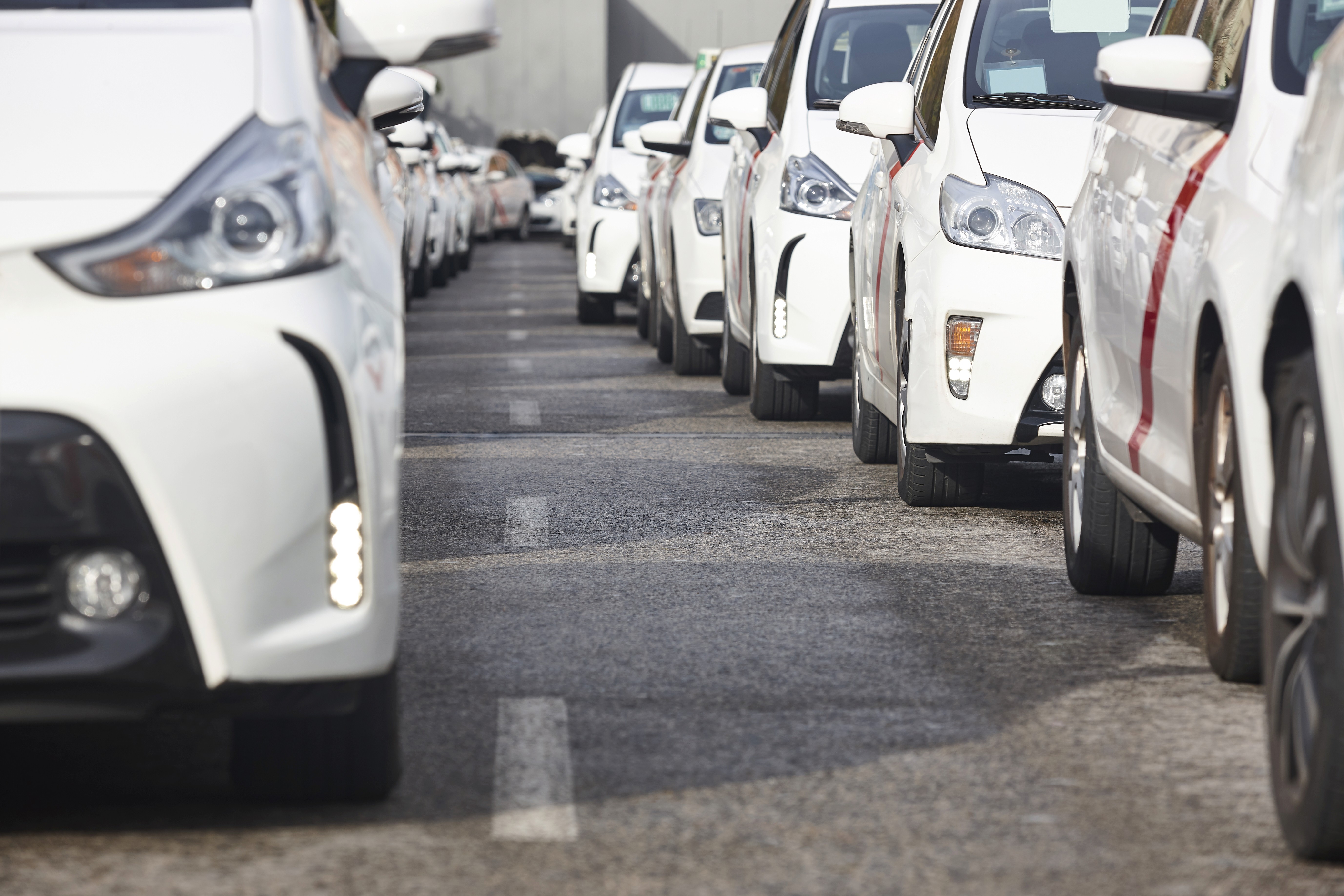 white truck on road during daytime