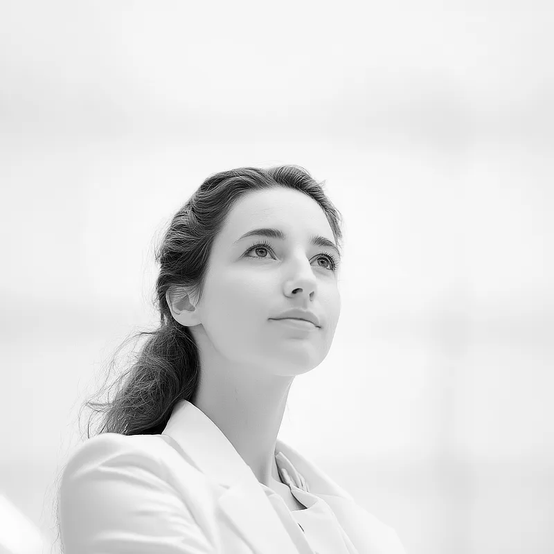 Foto einer jungen Frau die sich neu orieniteren möchte