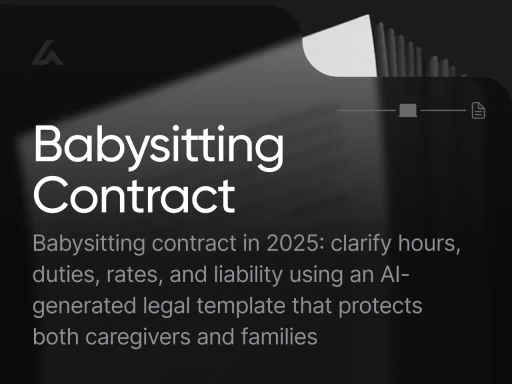 Babysitting Contract
