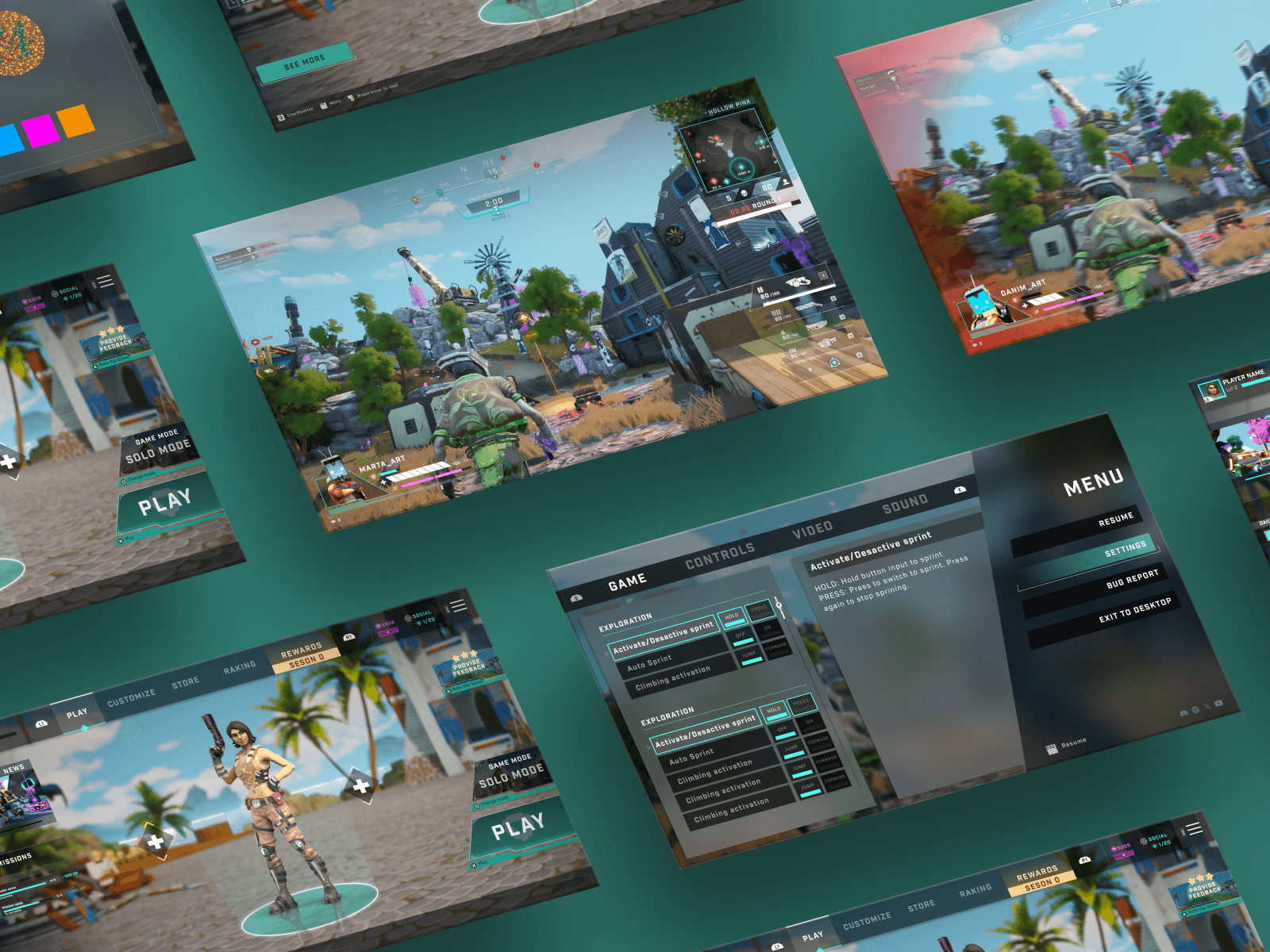 All UI Mockups