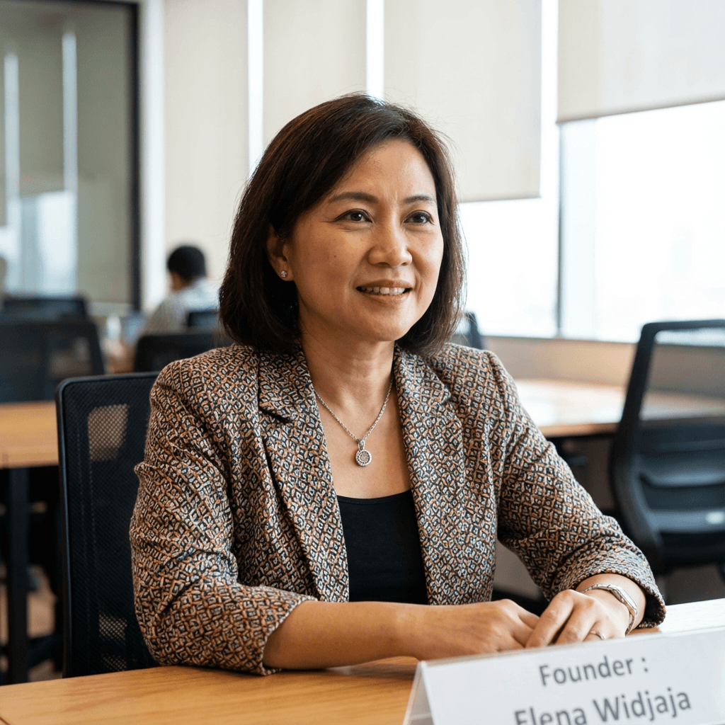 man smiling to the camera