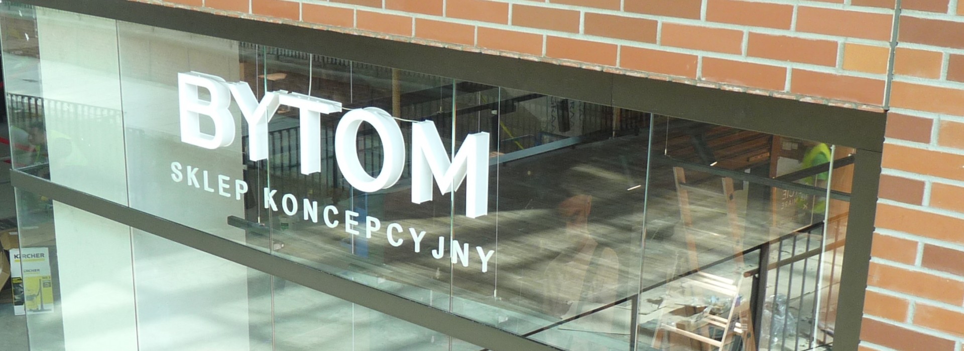 Bytom - podświetlane litery