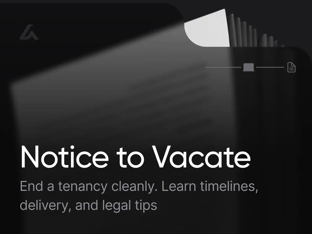 Notice to Vacate