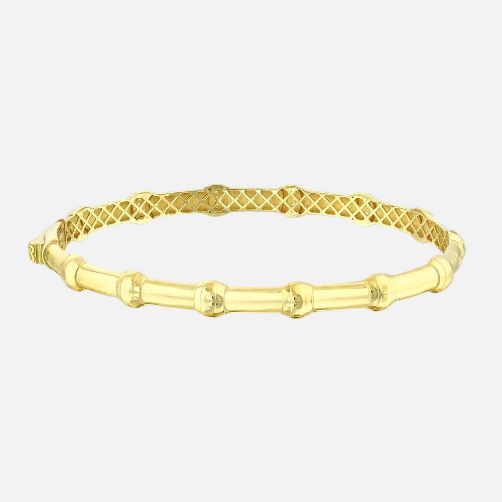 Assos 14 Ayar Altın Tasarım Kelepçe Bilezik ABLZ0369-Y-1064