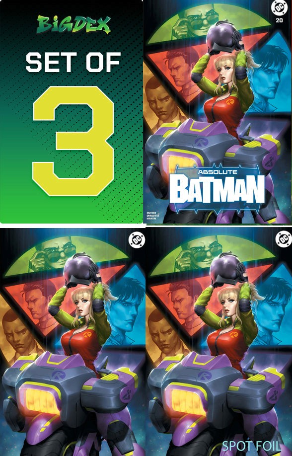 Absolute Batman #20 Kendrick Lim Exclusive 3 Book Variant Set Trade Dress Virgin and Spot Foil Covers DC Comics