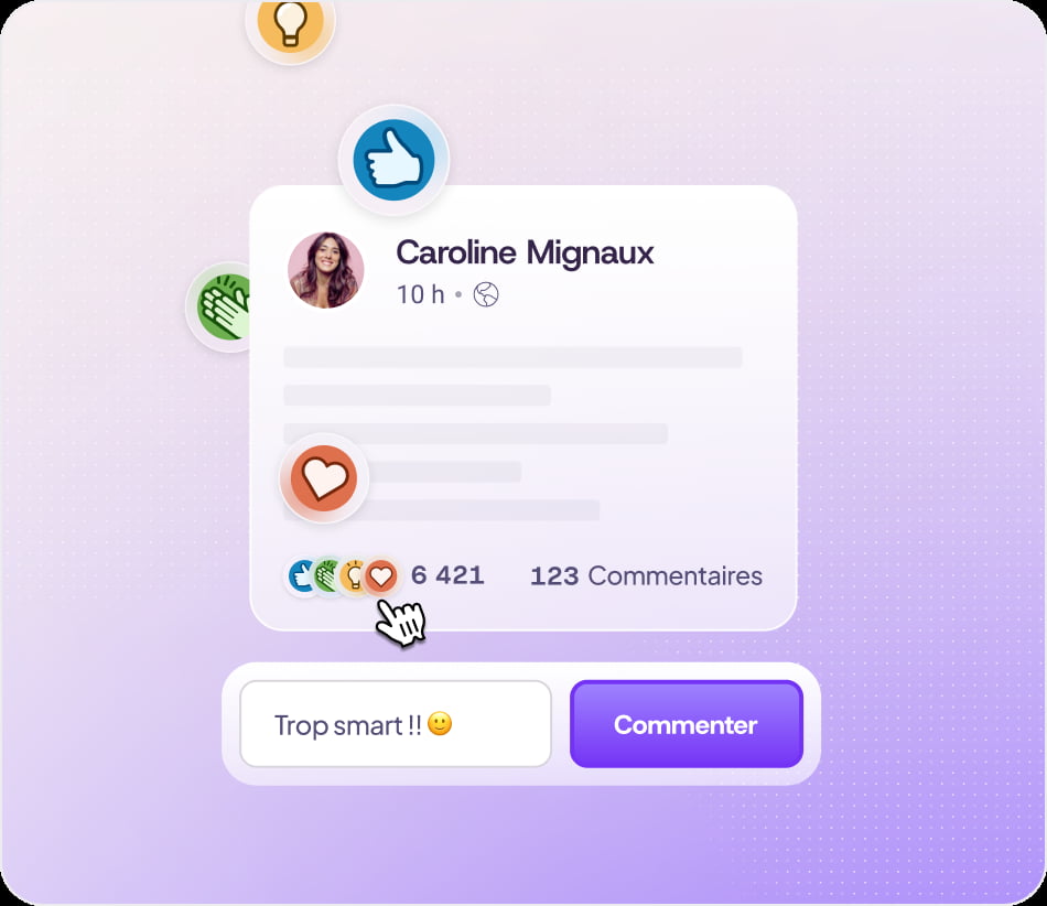 j'aime et commentaires