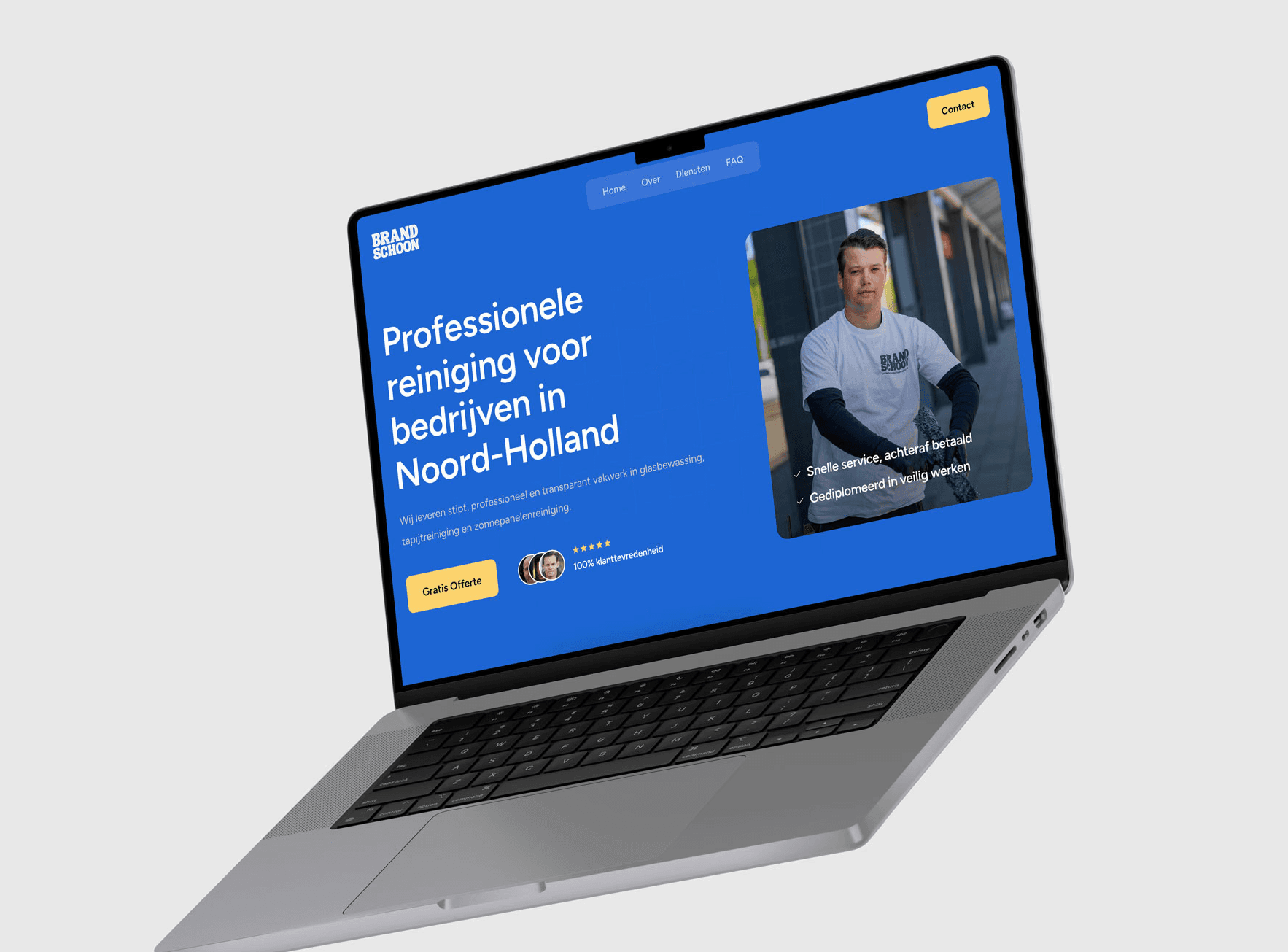 Showcase of a website made by BY STUDIOS