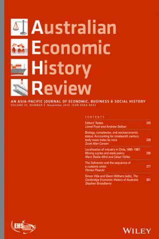 Localisation of Industry in Chile, 1895–1967. Mining Cycles and State Policy
