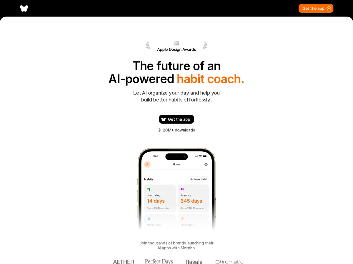 detail image 4 of the morpho framer website template