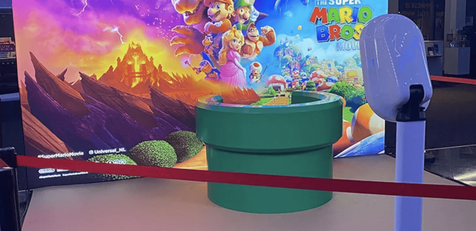 Zakelijke photobooth Mario